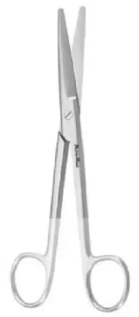 MeisterHand – Dissecting Scissors Mayo 9 Inch Length Surgical Grade Stainless Steel / Tungsten Carbide NonSterile Finger Ring Handle Straight Blunt Tip / Blunt Tip – MH5-128TC