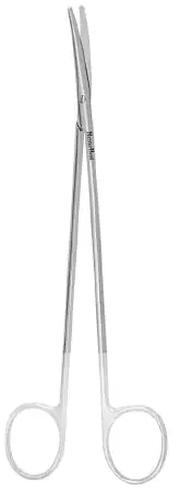MeisterHand – Dissecting Scissors Metzenbaum 7 Inch Length Surgical Grade Stainless Steel / Tungsten Carbide NonSterile Finger Ring Handle Curved Blunt Tip / Blunt Tip – MH5-182A-TC