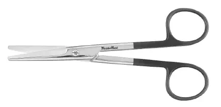 MeisterHand SuperCut – Dissecting Scissors Mayo 5-1/2 Inch Length Surgical Grade Stainless Steel NonSterile Finger Ring Handle Straight Blunt Tip / Blunt Tip – MH5-SC-120