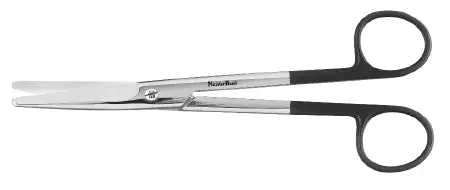 MeisterHand SuperCut – Dissecting Scissors Mayo 6-3/4 Inch Length Surgical Grade Stainless Steel NonSterile Finger Ring Handle Curved Blunt Tip / Blunt Tip – MH5-SC-126