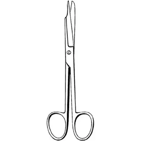 Merit – Ingrown Nail Splitting Scissors 6 Inch Length Office Grade Pakistan Stainless Steel NonSterile Finger Ring Handle Straight Blade Sharp Tip / Blunt Tip – 98-490