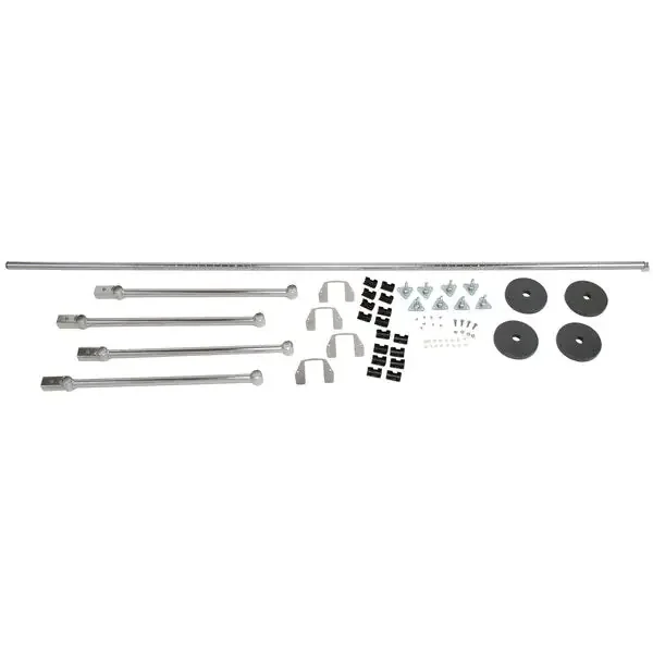 Metro Top Track – Stationary End Unit Kit High Density Storage System – TTE24C