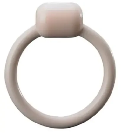 Milex – Pessary Incontinence Ring / Flexible Size 7 Silicone / Metal – MXPCON07