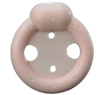 Milex – Pessary Ring with Knob / Folding Size 4 Silicone / Metal – MXPRSK04