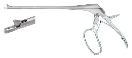 Miltex – Biopsy Forceps Townsend 7-3/4 Inch Length OR Grade German Stainless Steel NonSterile w/Lock Pistol Grip Handle with Spring Straight 2 X 4 mm Mini Bite with Single Tooth on Lower Jaw – 301445WL