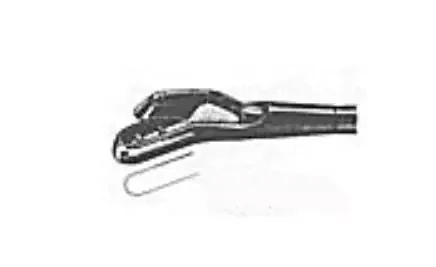 Miltex – Biopsy Forceps Turrell 10 Inch Length OR Grade German Stainless Steel NonSterile Ring Handle Angled Jaws Angled Jaws 4 X 8 mm Bite with Basket – 28-320