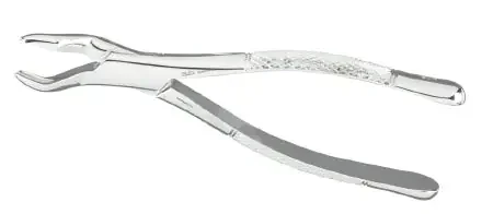 Miltex – Extracting Forceps OR Grade German Stainless Steel NonSterile NonLocking Plier Handle Curved Smooth Beaks – DEF53R