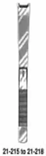 Miltex – Osteotome Cinelli 14 mm Straight Blade with Double Guards OR Grade Stainless Steel NonSterile 6-1/2 Inch Length – 21-217