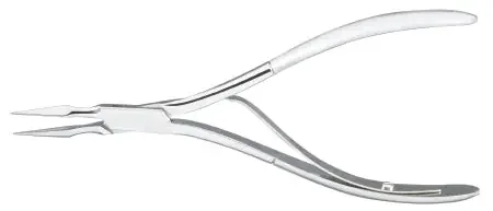 Miltex – Splinter Forceps Virtus 6 Inch Length OR Grade German Stainless Steel NonSterile NonLocking Plier Handle with Spring Straight Pointed Tips – 6-336