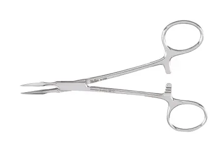 Miltex – Splinter Forceps Williams 5-1/2 Inch Length OR Grade German Stainless Steel NonSterile Ratchet Lock Finger Ring Handle Straight Pointed Tips – 6-338