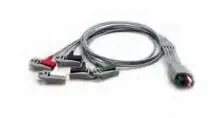 Mindray USA – Mobility ECG Wire 24 Inch, 5-Leads, Pinch Leads, Reusable For DPM 6, DPM 7, Panorama, Passport 2, Passport V, Spectrum, Spectrum OR, V12, V21, Passport 8, Passport 12, T1 Patient Monitor – 0012-00-1514-02