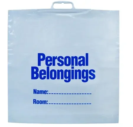 Minigrip – Patient Belongings Bag 4 X 20 X 20 Inch Polyethylene Snap Closure White – PHB2020W