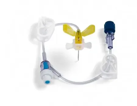 MiniLoc – Huber Infusion Set 20 Gauge 1 Inch 8 Inch Tubing Y-Site Injection Port – S02320-10
