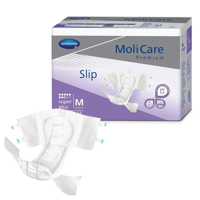 Molicare Premium Soft Super Breathable Absorbent Incontinence Briefs M 30/Bag 1 PK
