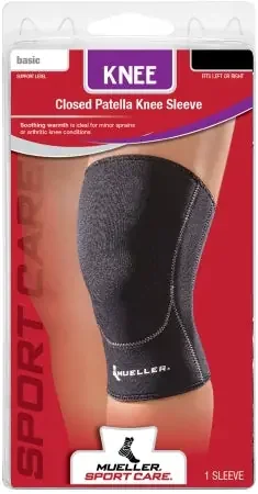 Mueller – Knee Sleeve Small Pull-On 12 to 14 Inch Knee Circuference Left or Right Knee – 52641