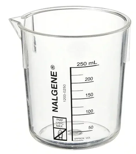 Nalgene – Graduated Beaker Griffin Low-Form PMP 250 mL (8 oz.) – 0259115E