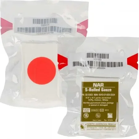 NAR – Conforming Bandage with Dispenser Cotton 6-Ply 4-1/2 Inch X 4-1/10 Yard Roll Shape Sterile – 30-0003