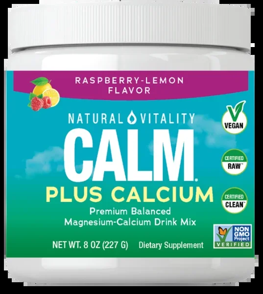 Natural Calm + Calcium Raspberry-Lemon