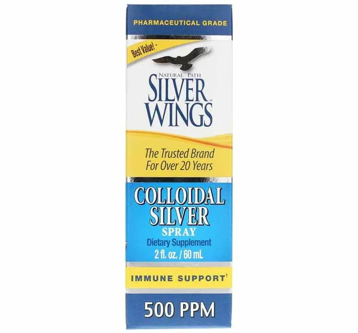 Natural Path Silver Wings Colloidal Silver Spray 500 PPM