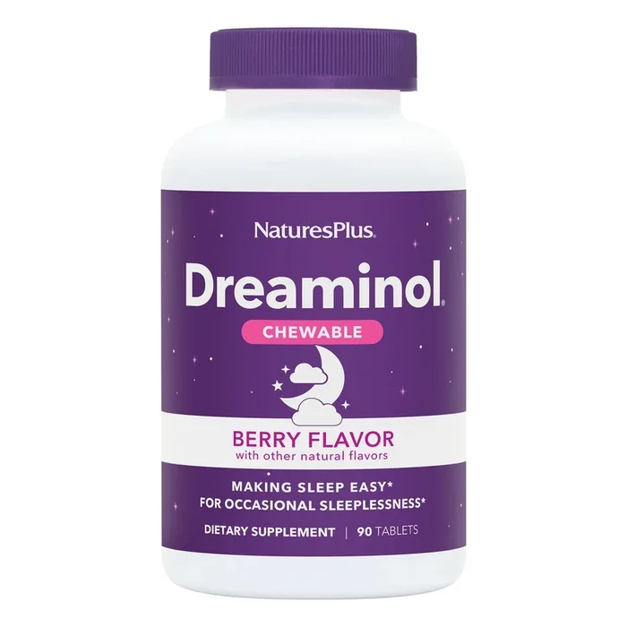Nature’s Plus Dreaminol-Sleep Chewable-Berry Flavor 90 Chewable