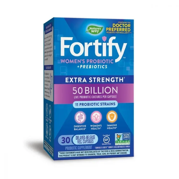 Nature’s Way Fortify Women’s Probiotic Extra Strength 50 billion 30 vcaps