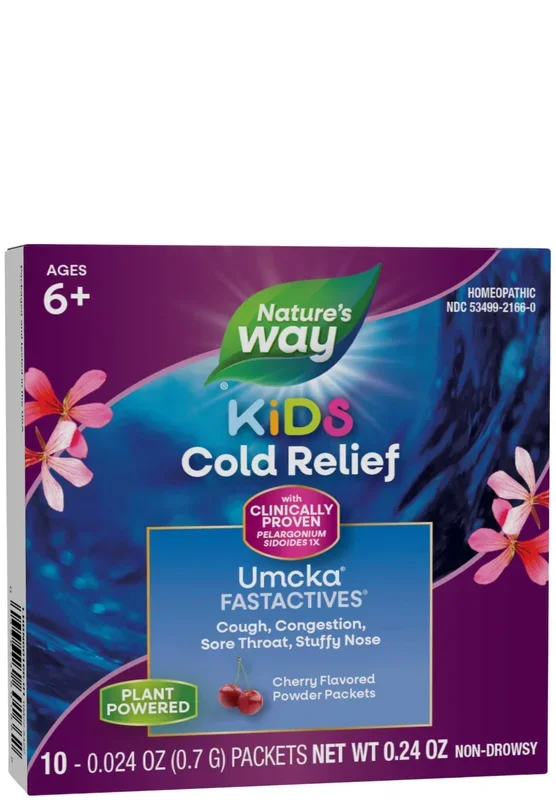 Nature’s Way Kids Cold Relief Umcka FastActives Pelargonium Sidoides