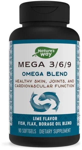 Nature’s Way Mega 3/6/9 Omega Blend 1350 mg 90 Softgel