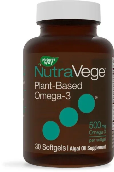 Nature’s Way NutraVege Omega-3 Plant 500 mg 30 Softgel
