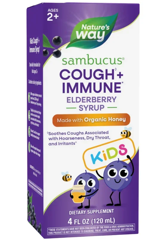 Nature’s Way Sambucus Kids Cough + Immune Elderberry Syrup