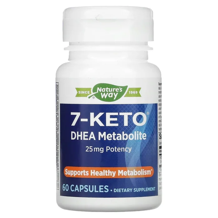 Nature’s Way, 7-Keto Dhea 25 mg, 60 Tablets