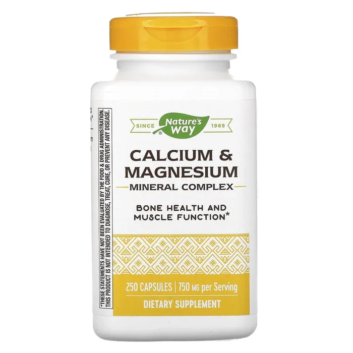 Nature’s Way, Calcium & Magnesium, 250 Capsules