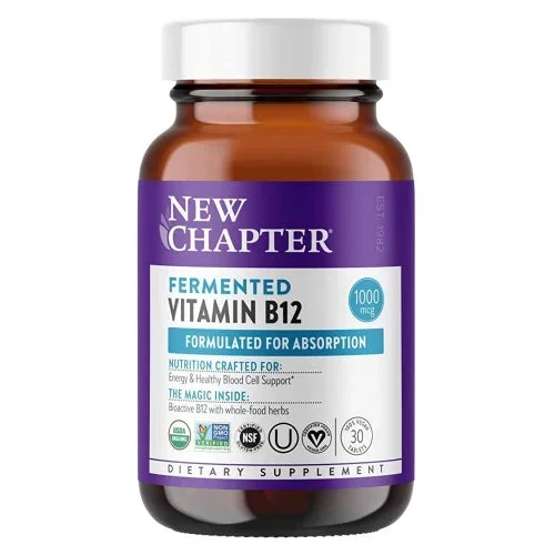 New Chapter, Fermented Vitamin B12, 30 Count