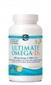 Nordic Naturals Ultimate Omega-D3 – Lemon 120 Softgel