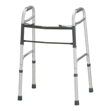 Nova – Folding Walker Adjustable Height Aluminum Frame 300 lbs. Weight Capacity 32-1/2 to 38-1/4 Inch Height – 4090DW5