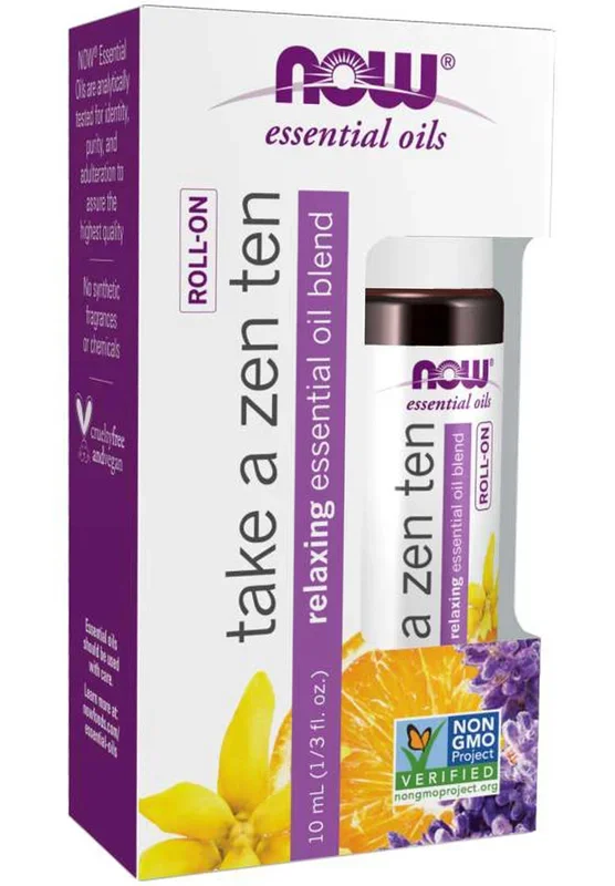 NOW Essential Oils Take A Zen Ten Roll-On