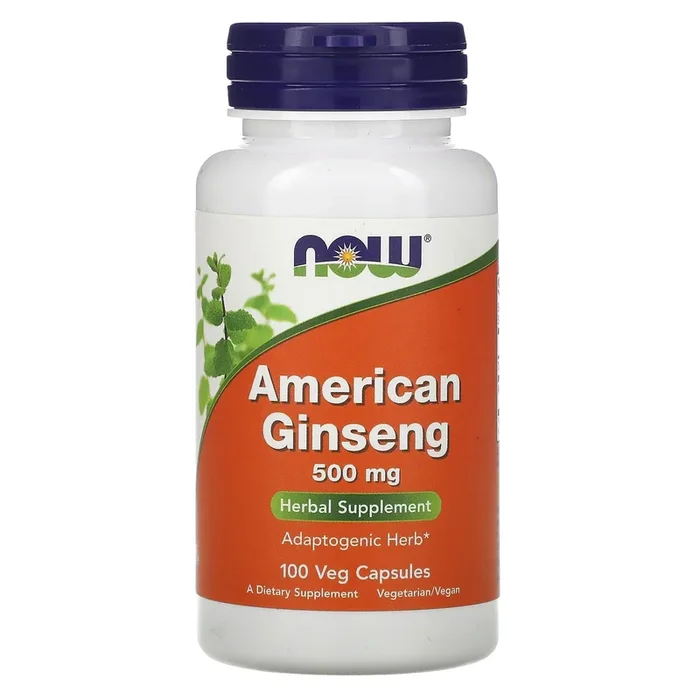 Now Foods, AMERICAN GINS 5% 500mg, 100 Capsules