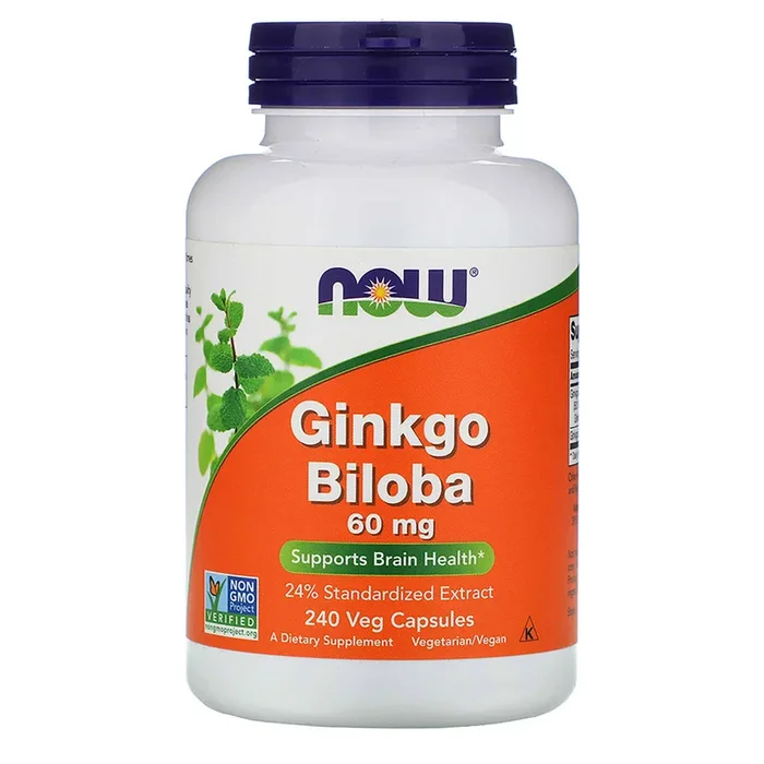 Now Foods, GINKGO BILOBA 60mg, 240 Capsules
