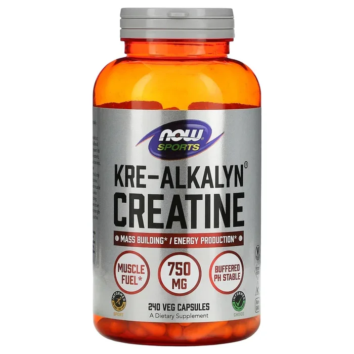 Now Foods, Kre-Alkalyn® Creatine 750mg, 240 Capsules