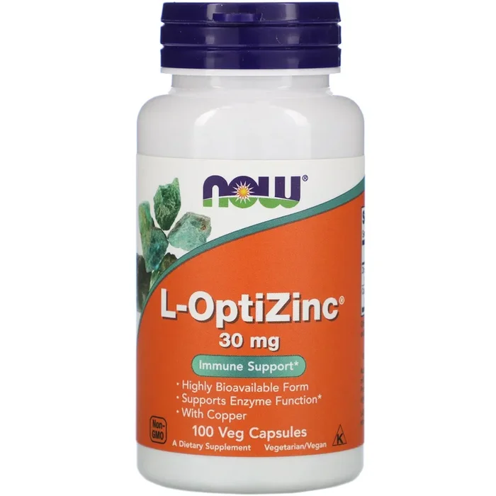 Now Foods, L-OptiZinc, 100 Veg Capsules