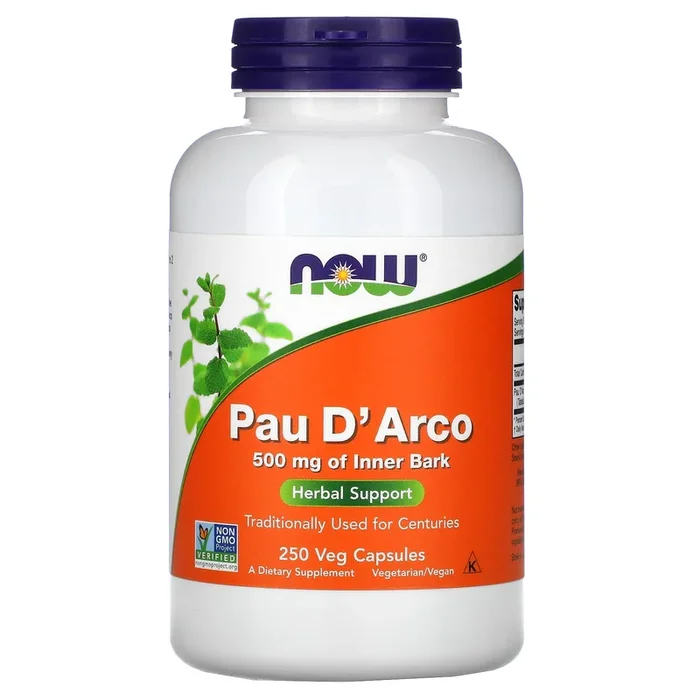 Now Foods, Pau D’Arco, 500mg, 250 Capsules