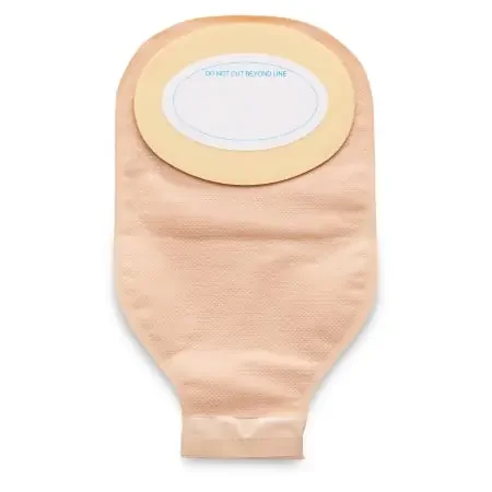 Nu-Flex – Ostomy Pouch Drainable Oval E, Convex, Trim to Fit – 7574-C