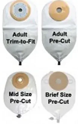 Nu-Flex – Urinary Pouch One-Piece System 11 Inch Length Deep Convex, Trim to Fit – 7992-DC