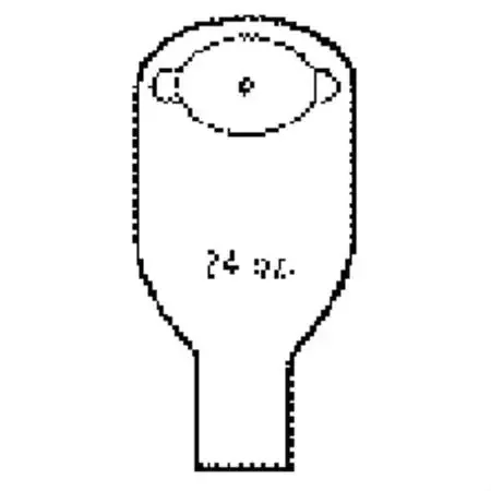 Nu-Hope – Ostomy Pouch One-Piece System 11 Inch Length Drainable Oval B, Convex, Trim to Fit – 7244-C
