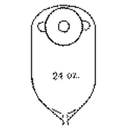Nu-Hope Laboratories – Urinary Pouch 11 Inch Length 3/4 Inch Stoma Deep Convex – 8256-FV-DC
