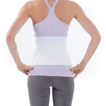 NYOrtho Tappered – Abdominal Binder Large Hook and Loop Closure 36 to 42 Inch Waist Circumference 9 Inch Height Adult – 8140-L