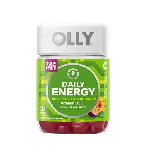 Olly, Daily Energy Gummies Tropical Passion, 60 Count