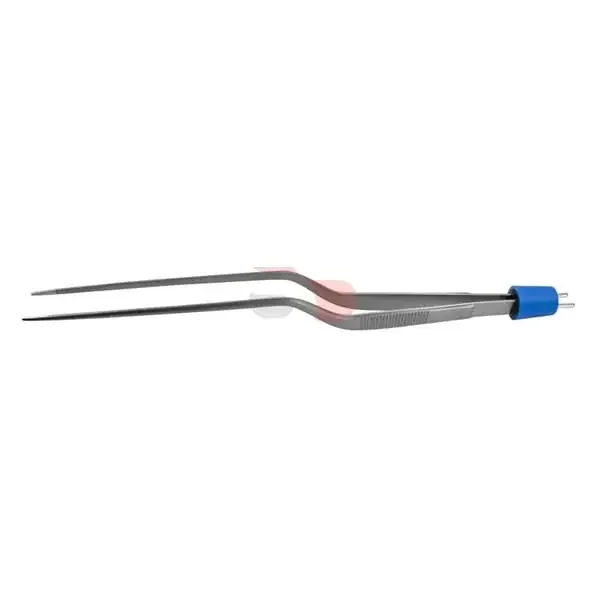 Olsen – Bipolar Forceps 8-1/4 Inch Length NonLocking Bayonet Handle Straight Smooth 1.5 mm Tips – 20-1410