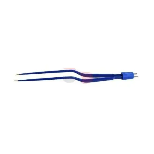 Olsen Midas Touch – Bipolar Forceps 8-1/4 Inch Length NonLocking Bayonet Handle Straight Smooth Insulated 1.5 mm Tips – 20-1410IMT