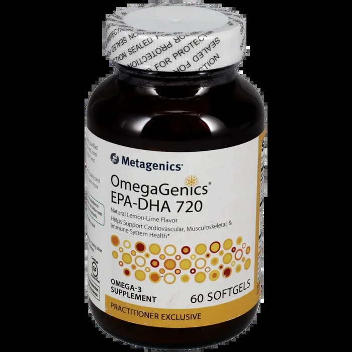 OmegaGenics EPA-DHA 720 Lemon Lime 60 SG