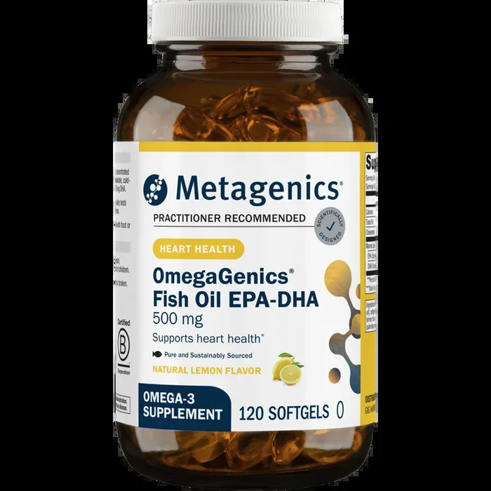 OmegaGenics Fish Oil EPA-DHA 500 mg by Metagenics